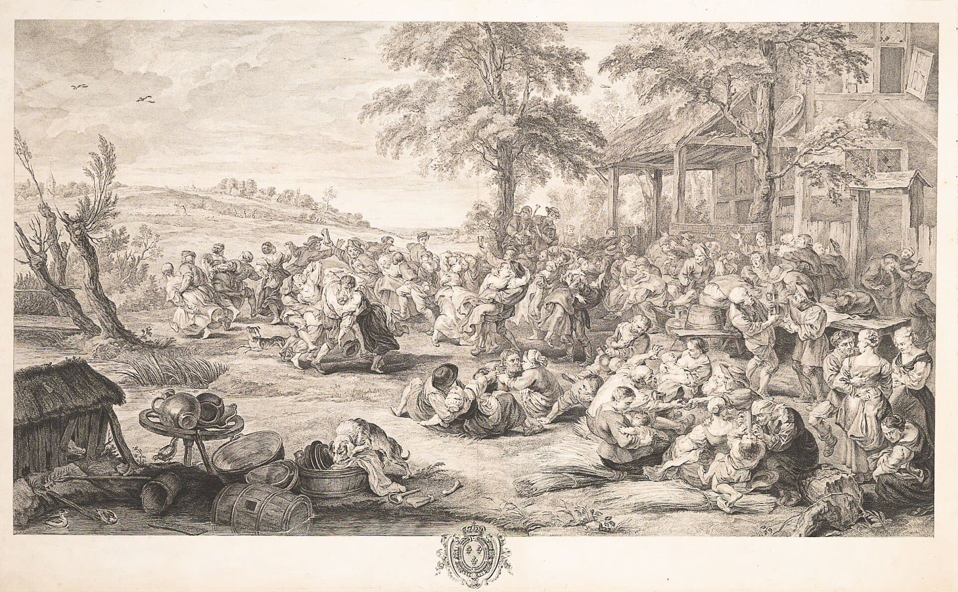 Object: RS 567, Peter Paul Rubens (1577 - 1640), Peter Philipp Joseph Tassaert (1732 - 1803), Flandrische Kirmes