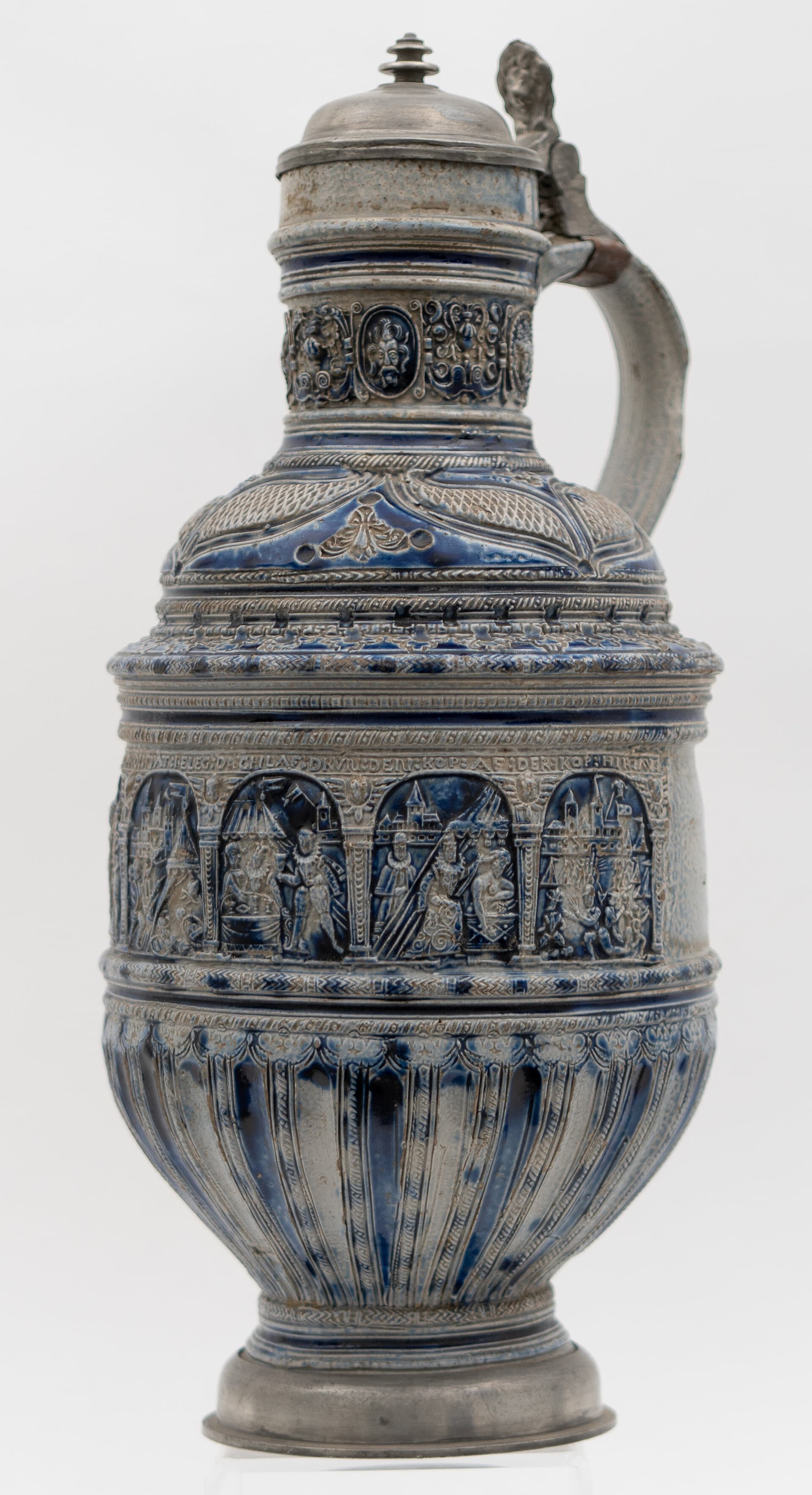 Object: K 134, N.N., Krug mit Zinndeckel