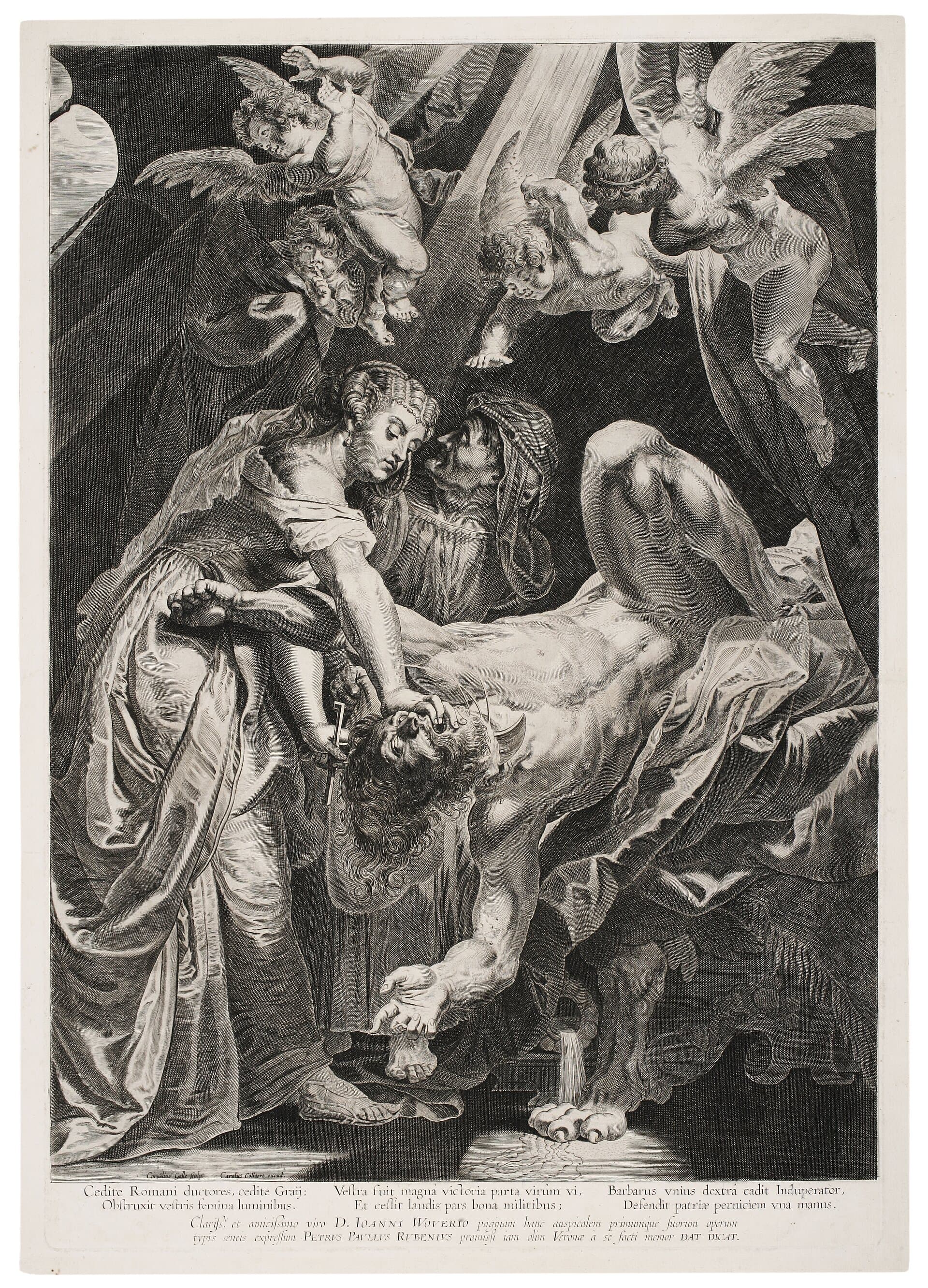 Object: RS 27, Cornelius Galle  d.Ä. (1576 - 1650), Peter Paul Rubens (1577 - 1640), Judit enthauptet Holofernes