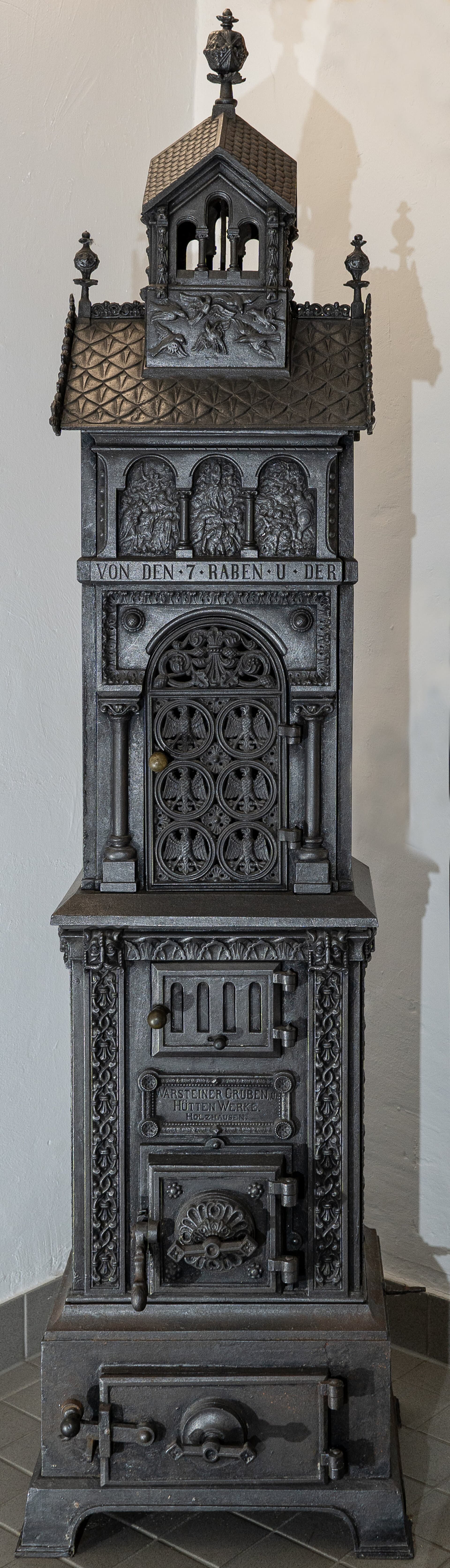Object: ZON 000075, Warsteiner Gruben- und Hüttenwerke, Regulier-Füllofen, sogenannter Märchenofen, um 1880