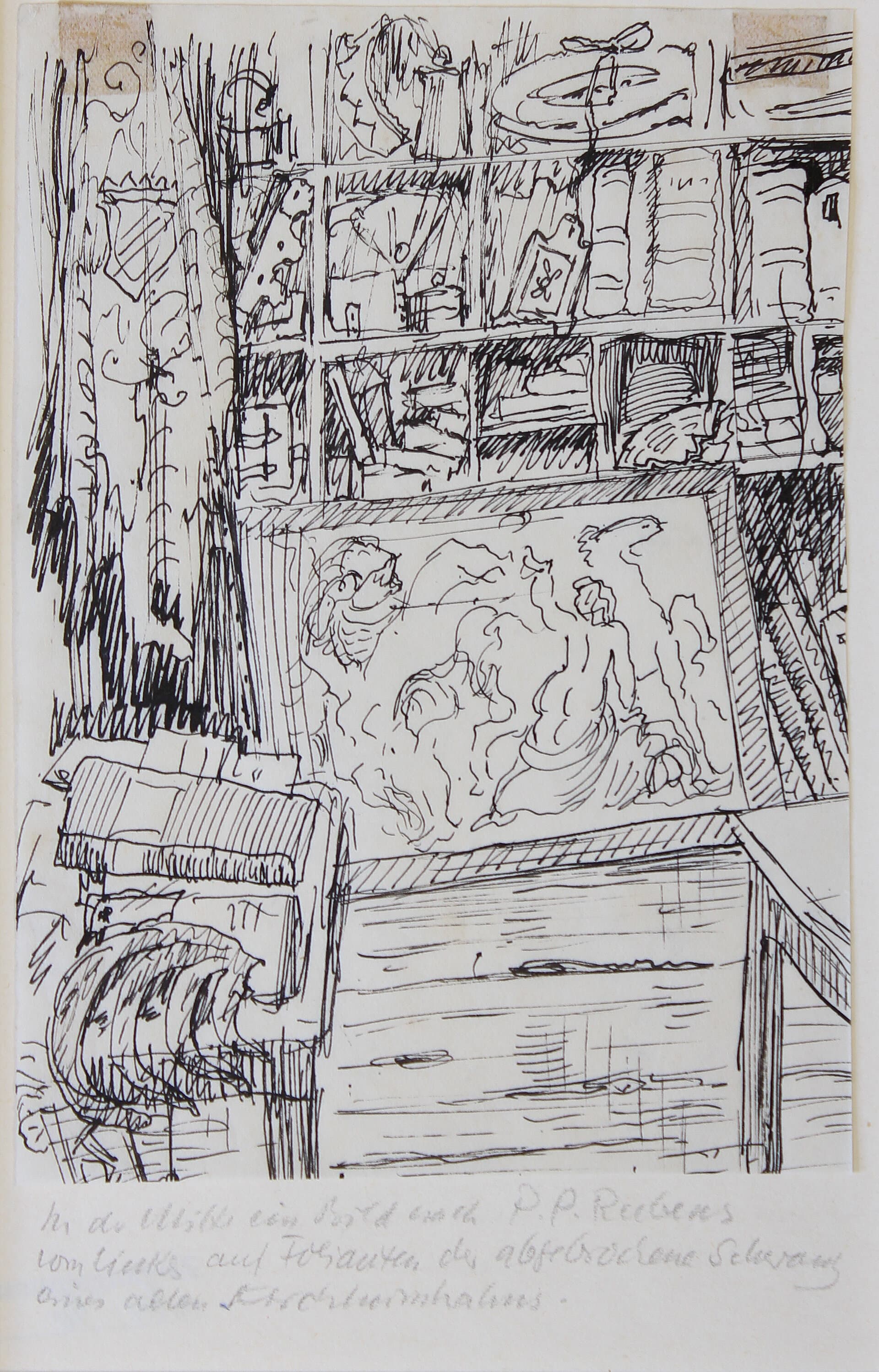 Object: Ab 63 j, Hans  Achenbach (1891 - 1972), Magazin des Museums, nach 1920