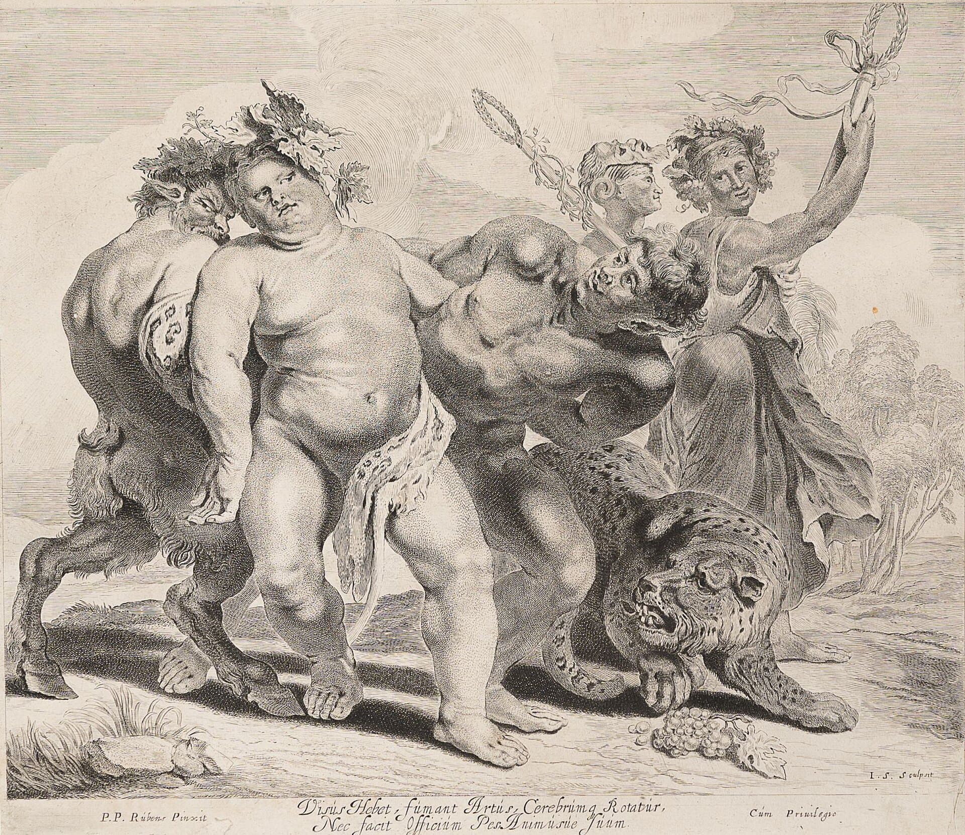 Object: R 22, Peter Paul Rubens (1577 - 1640), Jonas Suyderhoef (1613 - 1686), Pieter Claesz Soutman (1580 - 1657), Der Zug des Bacchus, 1650 - 1700
