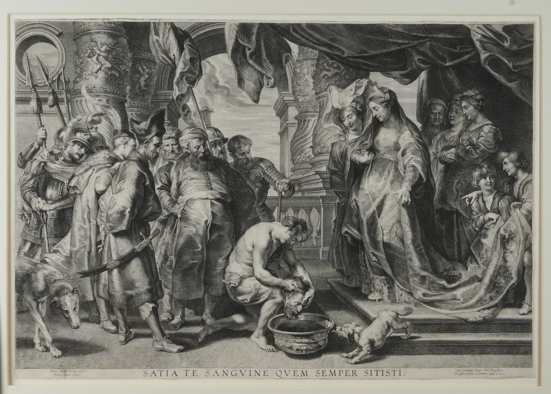 Object: RS 398, Paulus Pontius (1603 - 1658), Peter Paul Rubens (1577 - 1640), Tomyris mit dem Haupt des Kyros II.