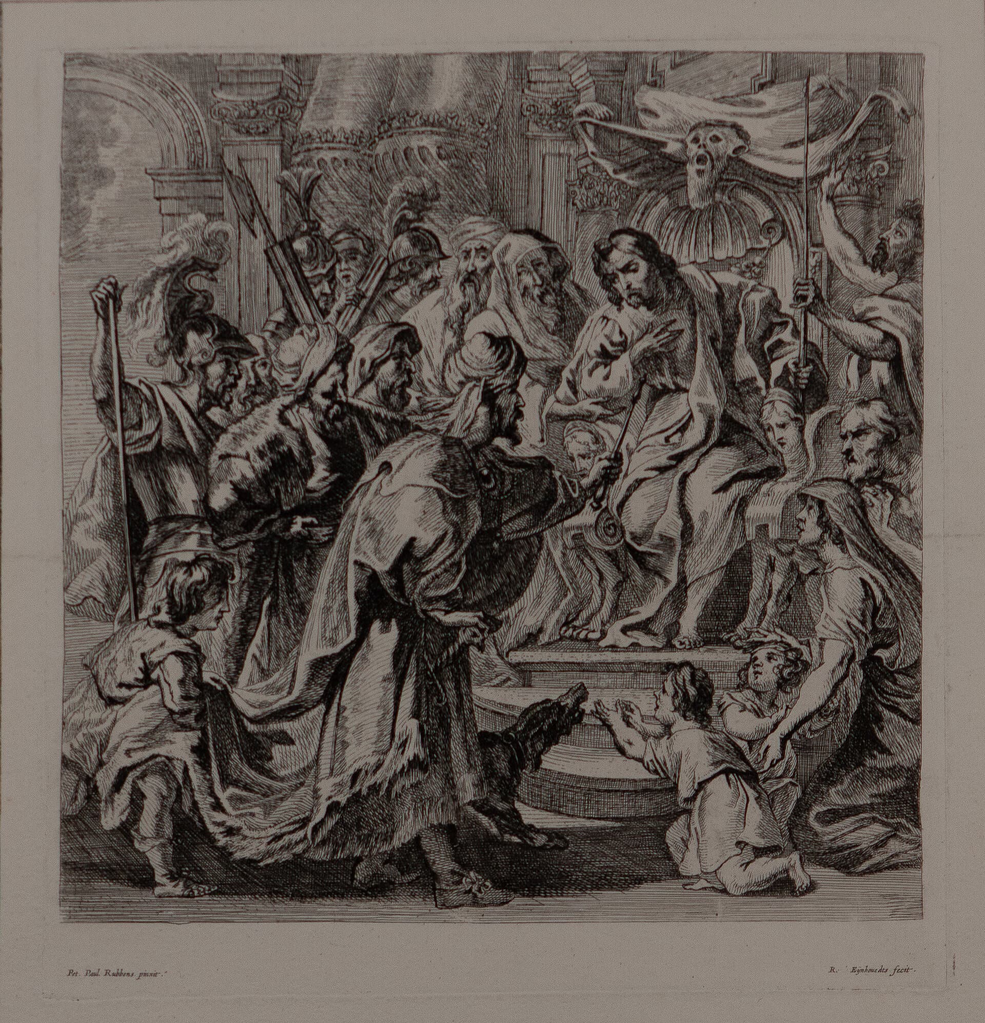 Object: RS 399, Remoldus Eynhouedts (1613 - 1679), Peter Paul Rubens (1577 - 1640), Urteil des Kambyses