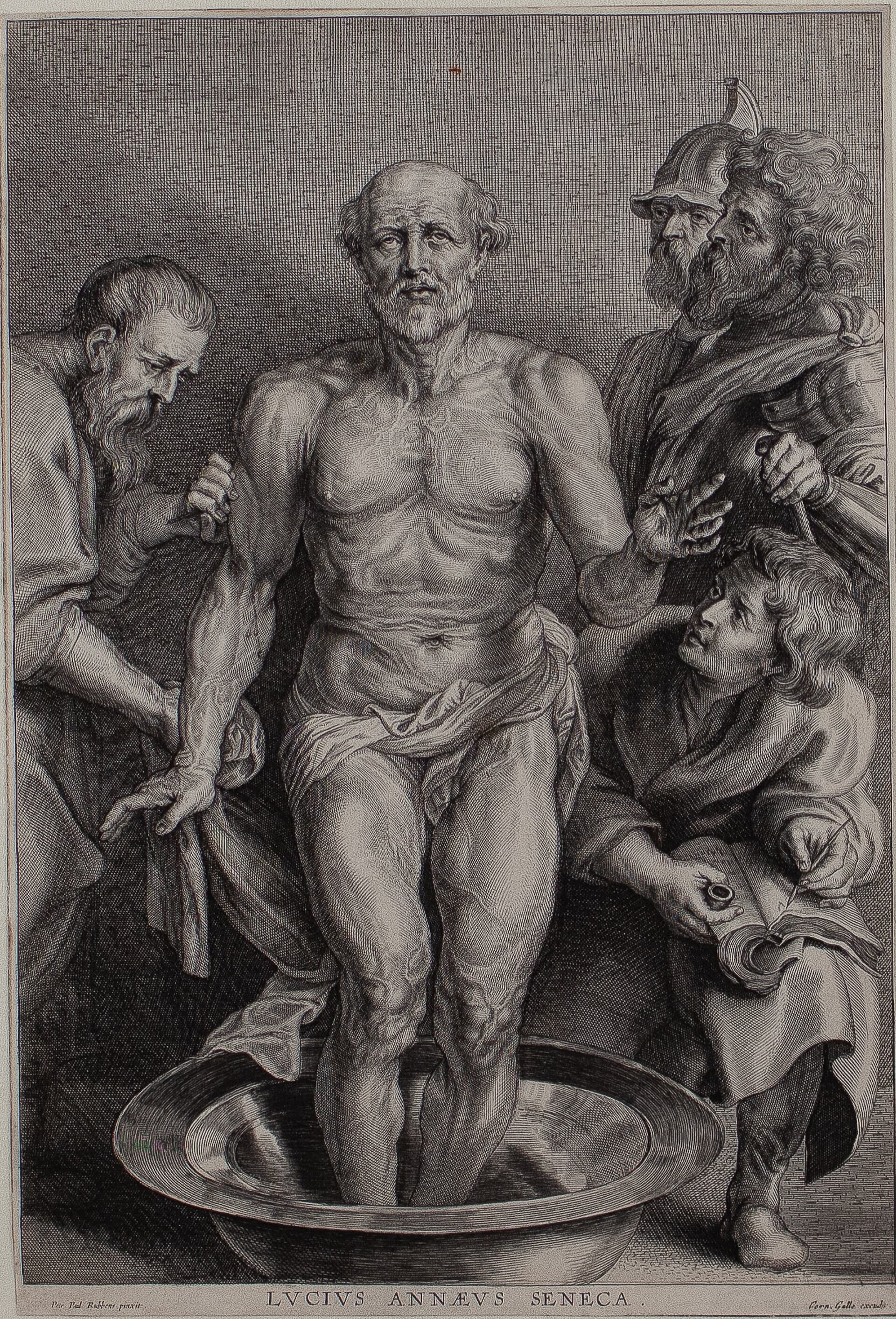 Object: RS 395, Alexander Voet d.J. (1628 - 1689), Peter Paul Rubens (1577 - 1640), Cornelius Galle d.J. (1615 - 1678), Tod des Seneca, circa 1655 - 1678