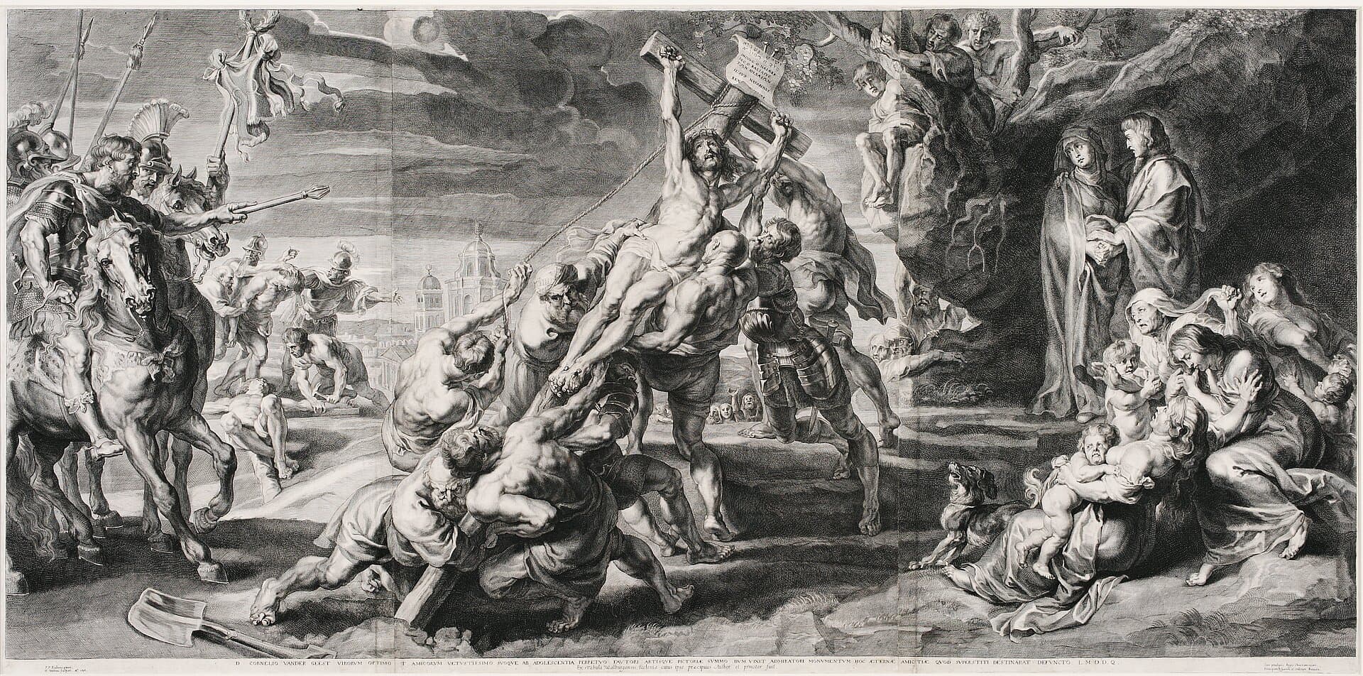 Object: RS 151, Jan Witdoeck (1615), Peter Paul Rubens (1577 - 1640), Kreuzaufrichtung