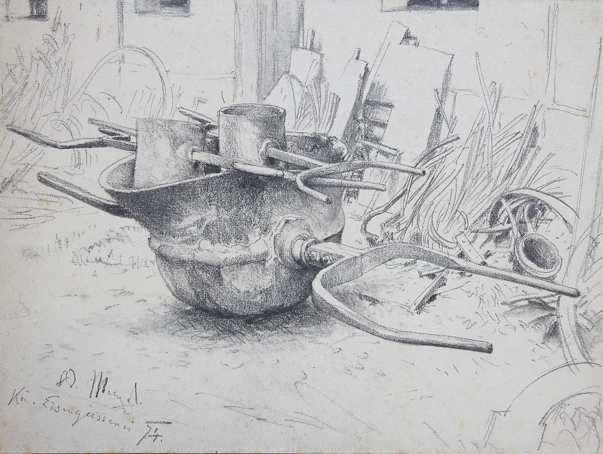 Object: G 41, Adolph  von Menzel (1815 - 1905), Königliche Eisengießerei