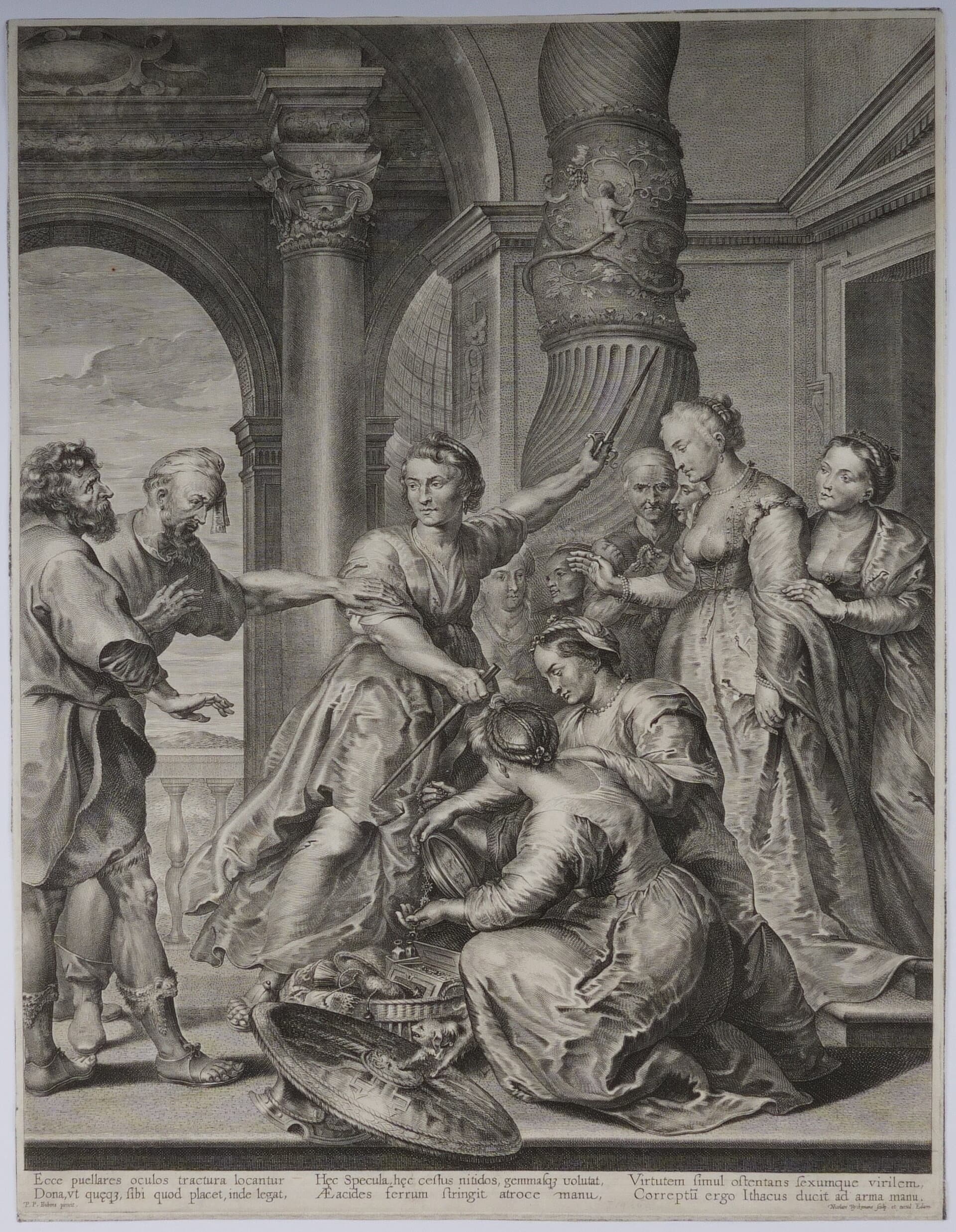 Object: RS 363, Nicolas Ryckemans (1600 - 1670), Nicolas Ryckemans (1600 - 1670), Peter Paul Rubens (1577 - 1640), Achill am Hof des Lykomedes