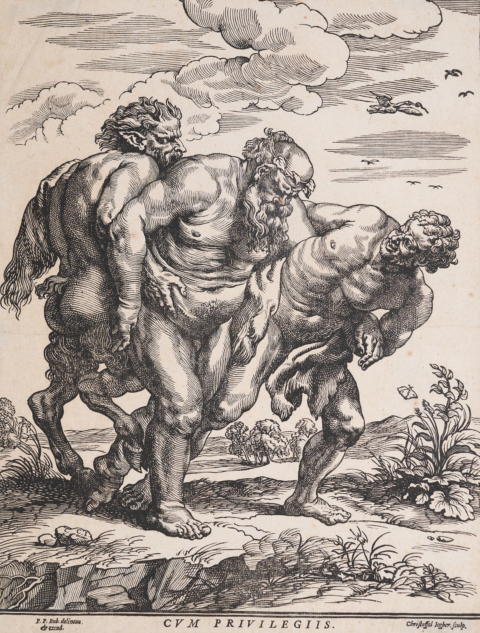 Object: R 26, Peter Paul Rubens (1577 - 1640), Christoffel Jegher (1596 - 1653), Trunkener Silen