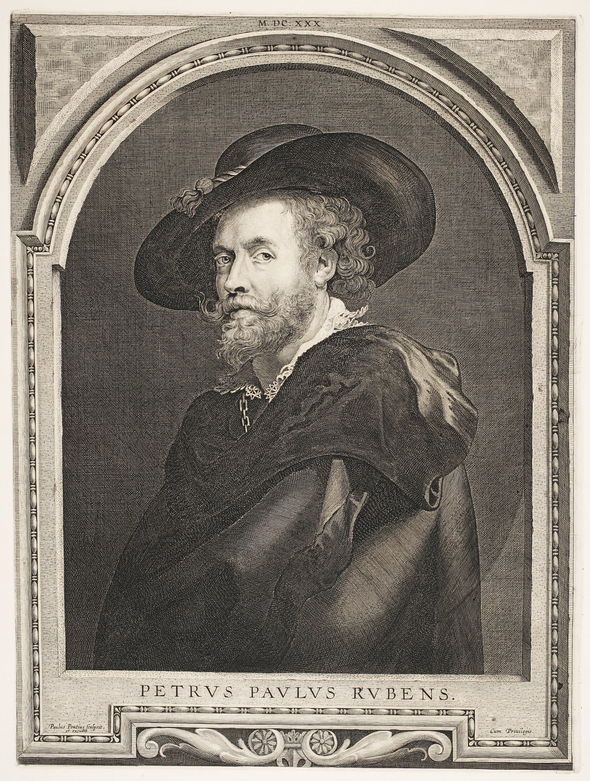 Object: RS 433, Paulus Pontius (1603 - 1658), Paulus Pontius (1603 - 1658), Peter Paul Rubens (1577 - 1640), Selbstporträt Rubens