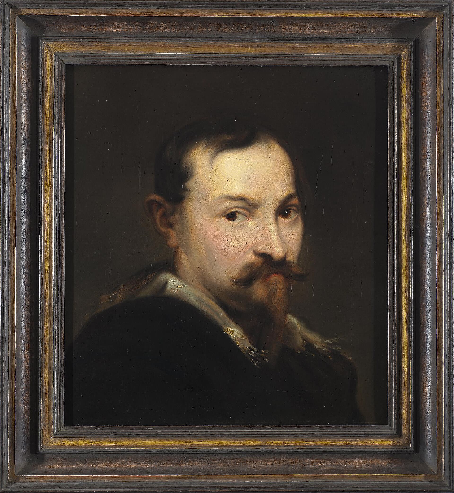 Object: G 35, Anthonis van Dyck (1599 - 1641), Porträt des Landschaftsmalers Jan Wildens, nach 1620