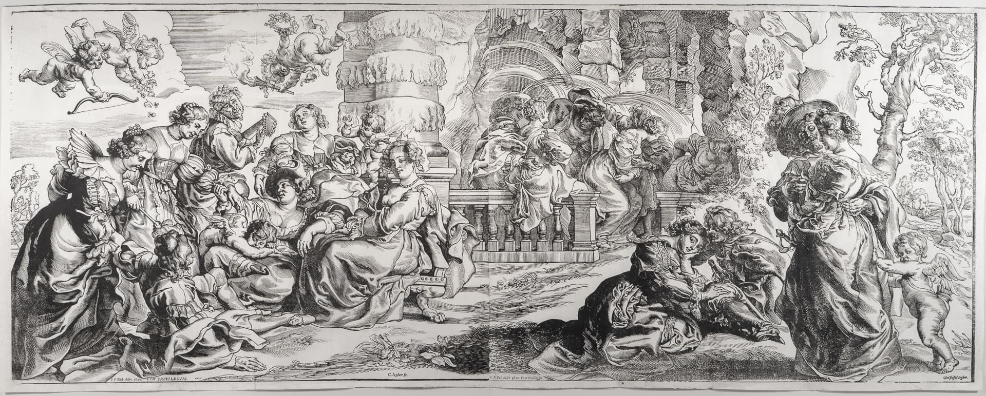 Object: RS 409, Peter Paul Rubens (1577 - 1640), Christoffel Jegher (1596 - 1653), Liebesgarten