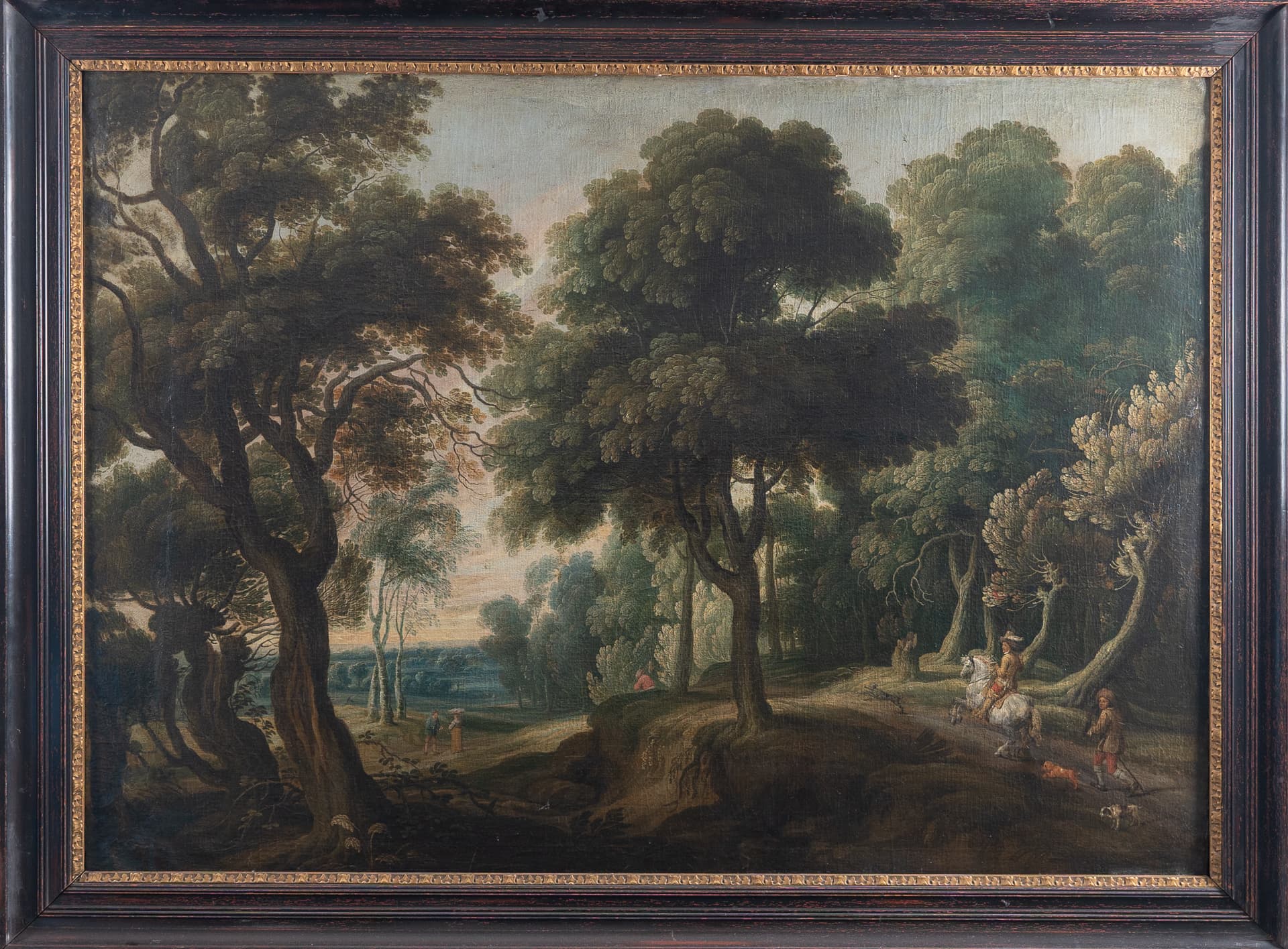 Object: G 37,  Jan Wildens (1586 - 1653), Landschaft mit Reiter, circa 1600 - 1650