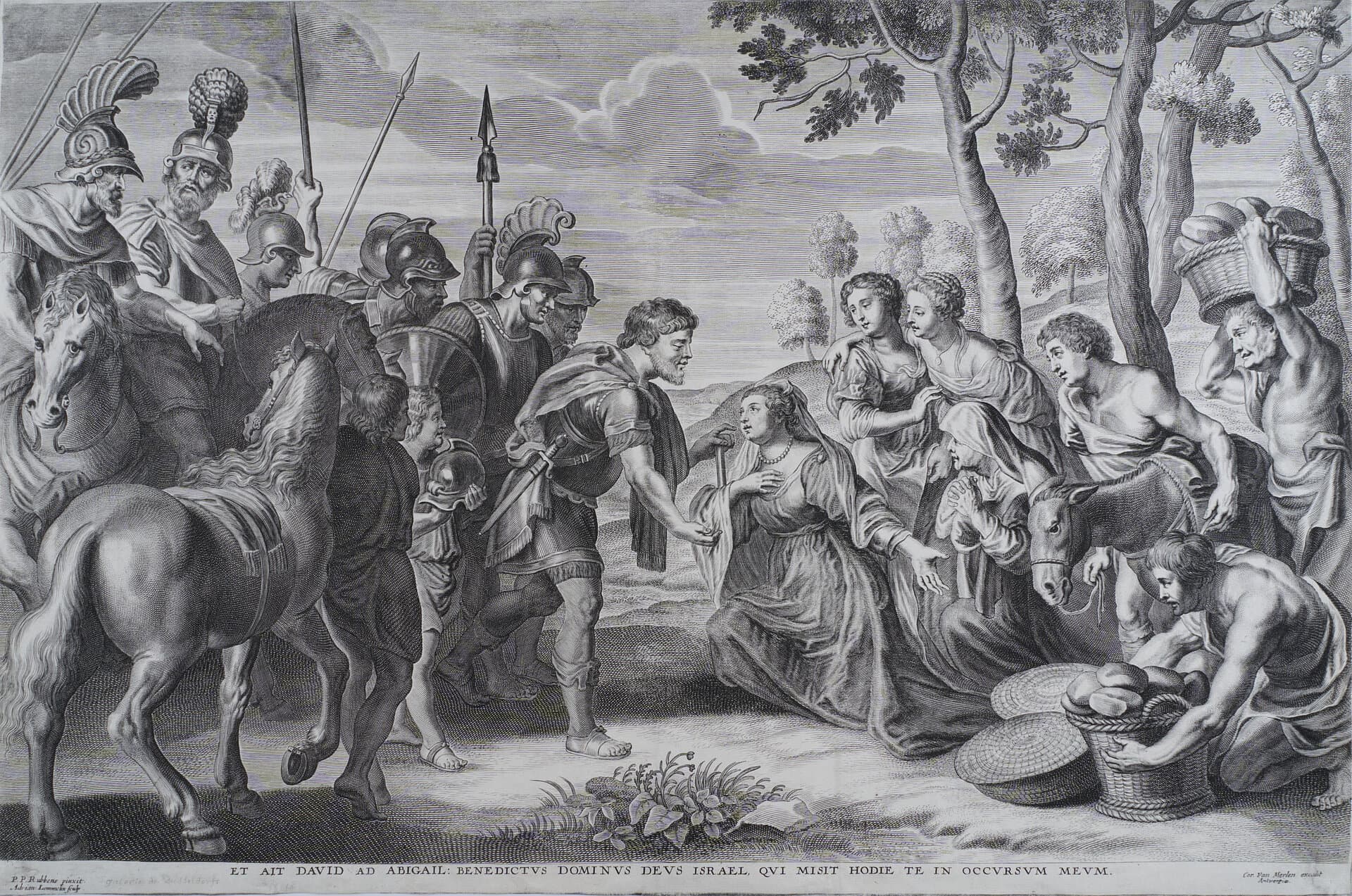 Object: RS 18, Adriaen Lommelin (1634 - 1677), Peter Paul Rubens (1577 - 1640), David und Abigail