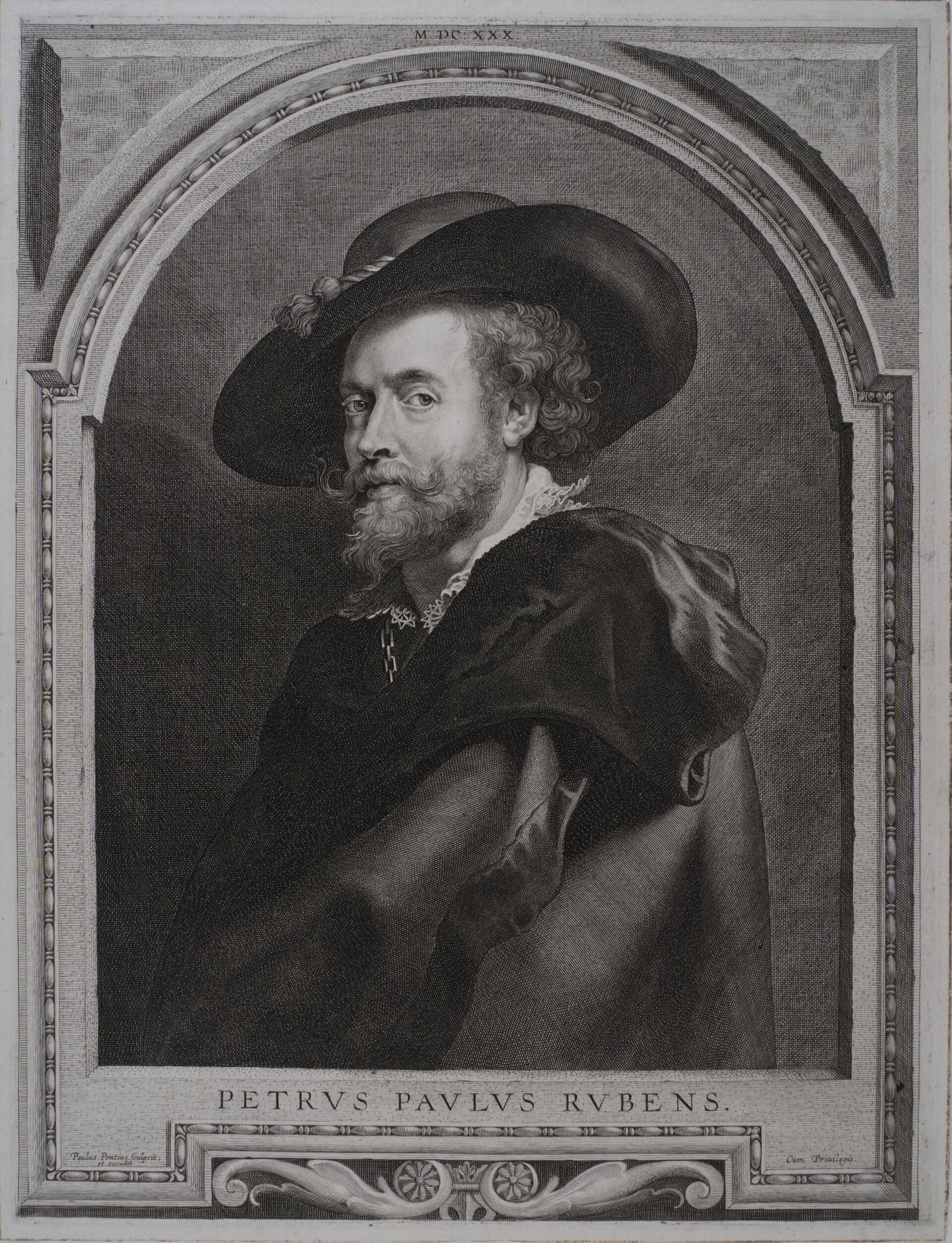 Object: RS 433, Paulus Pontius (1603 - 1658), Paulus Pontius (1603 - 1658), Peter Paul Rubens (1577 - 1640), Selbstporträt Rubens, 1630