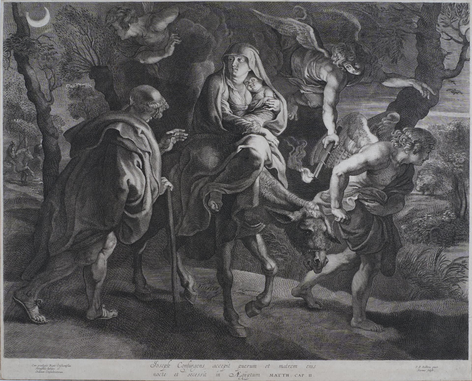 Object: RS 79, Peter Paul Rubens (1577 - 1640), Marinus van der Goes (1599 - 1639), Flucht nach Ägypten