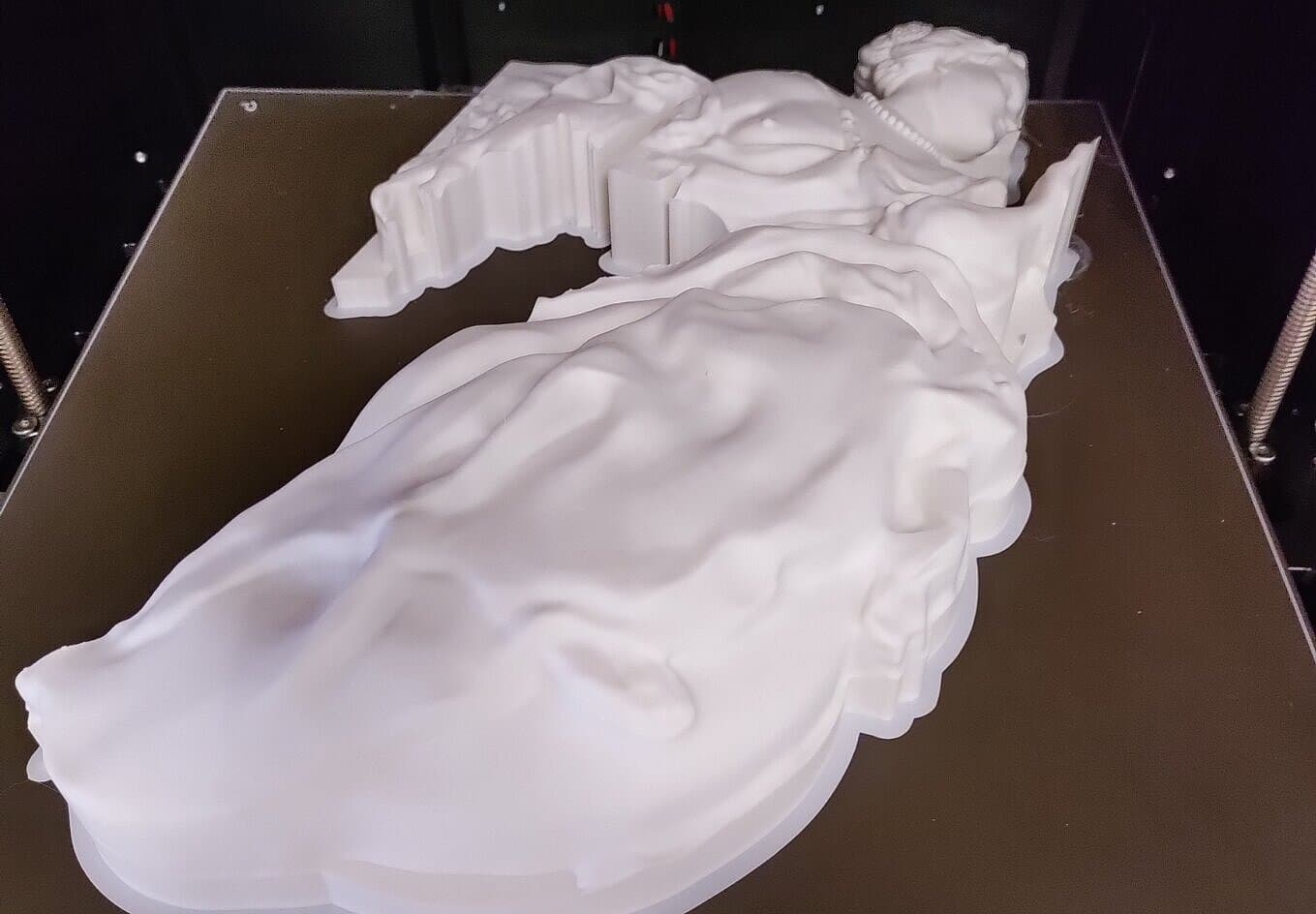 Fertiger 3D Druck einer Figur für das Relief