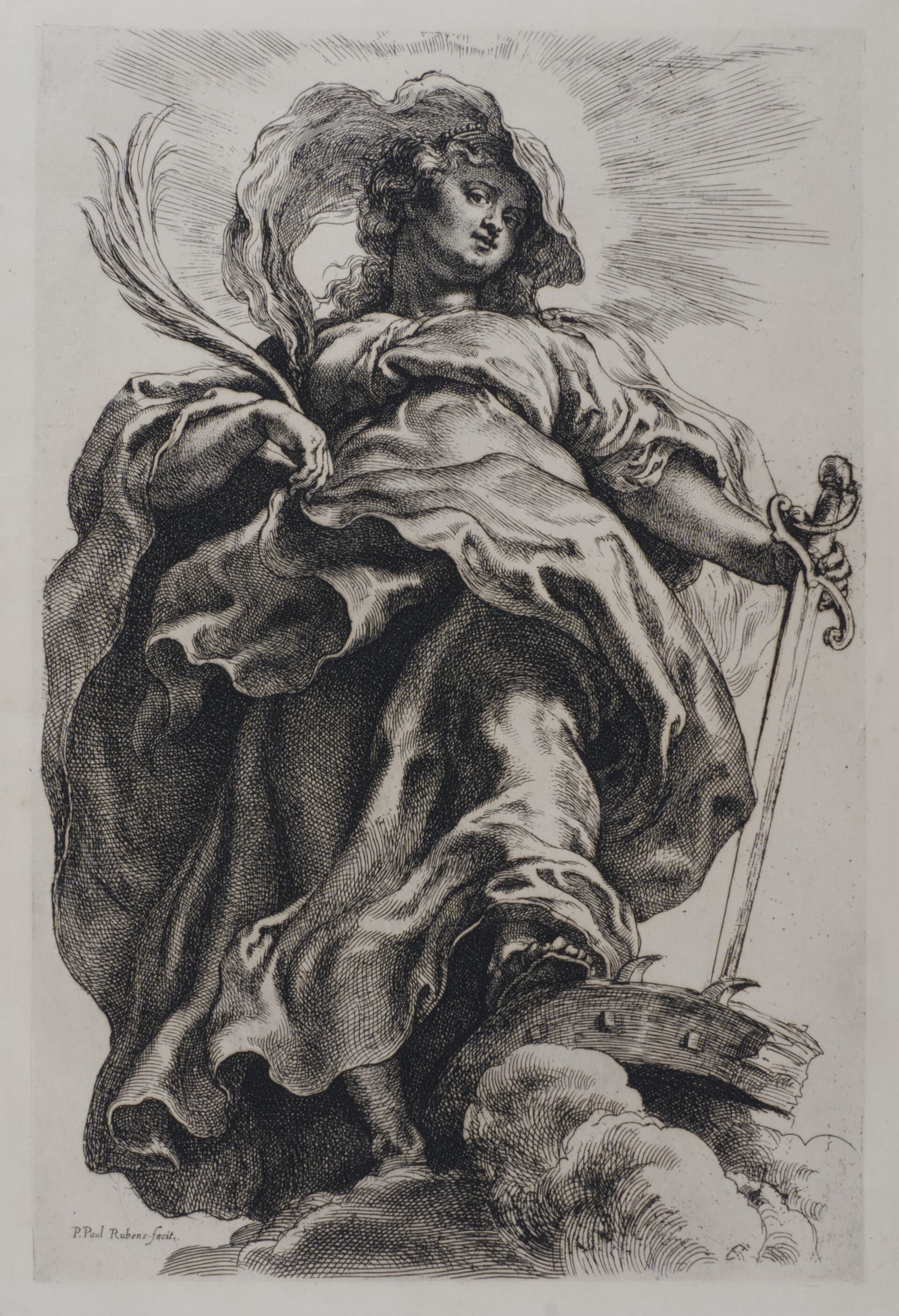 Object: R 95, Peter Paul Rubens (1577 - 1640), Peter Paul Rubens (1577 - 1640), Heilige Katharina